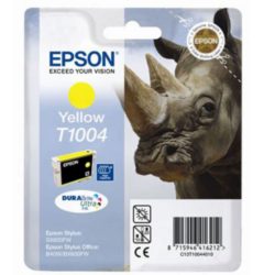Epson Rhino T1004 DURABrite Ultra Ink, Ink Cartridge, Yellow Single Pack, C13T10044010